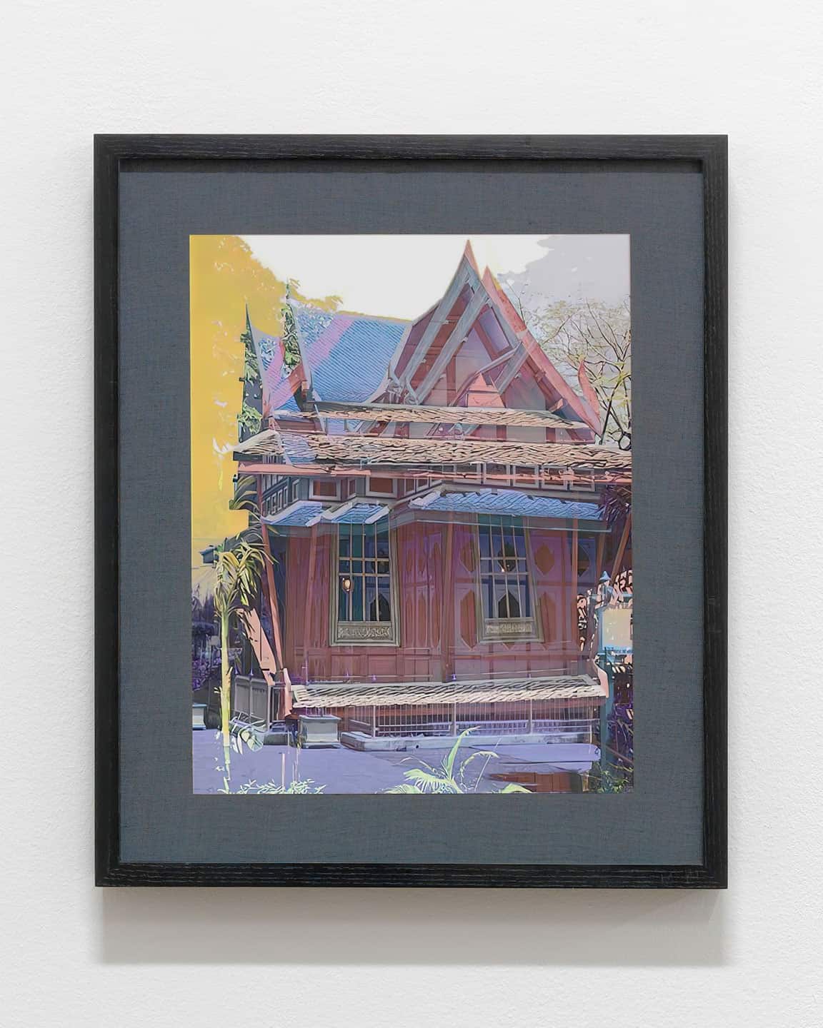 <u>Alex Fischer</u>, <em>house</em>,  2001 digital composite