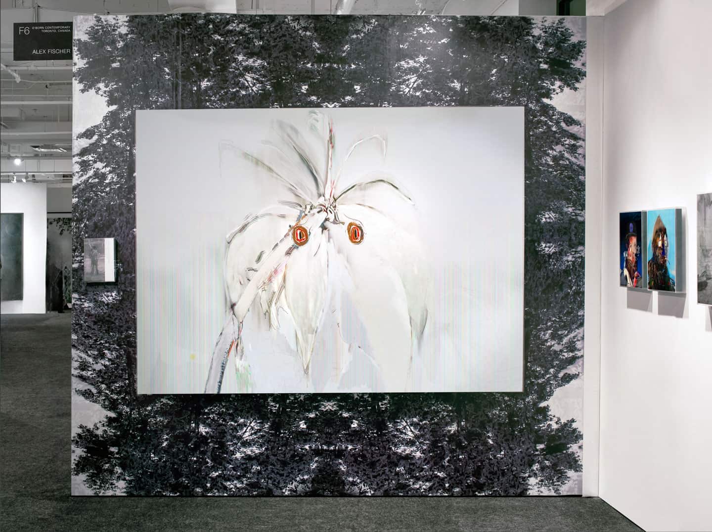  <u>Alex Fischer</u>, <em>Parrots</em>,  2012-03-23 digital giclee as seen at VOLTA NY