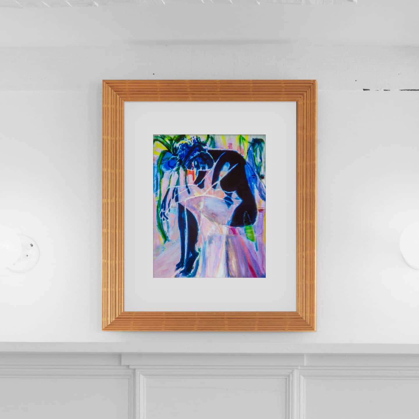 <u>Alex Fischer</u>, <em>A Malinche Double</em>,  2016-08-25 digital 
composite from oil on wood