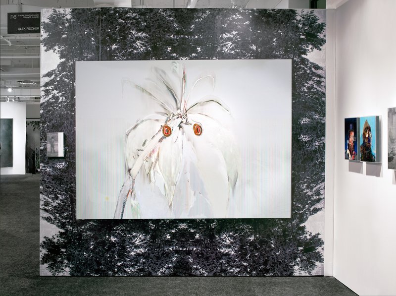 Alex Fischer, Parrots, 2012-03-23 digital giclee as seen at VOLTA NY