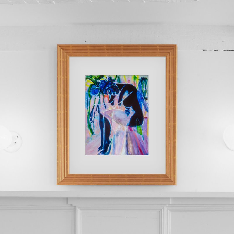 Alex Fischer, A Malinche Double, 2016-08-25 digital composite from oil on wood, 3056×2400px, 14×11″, 356×280㎜ print