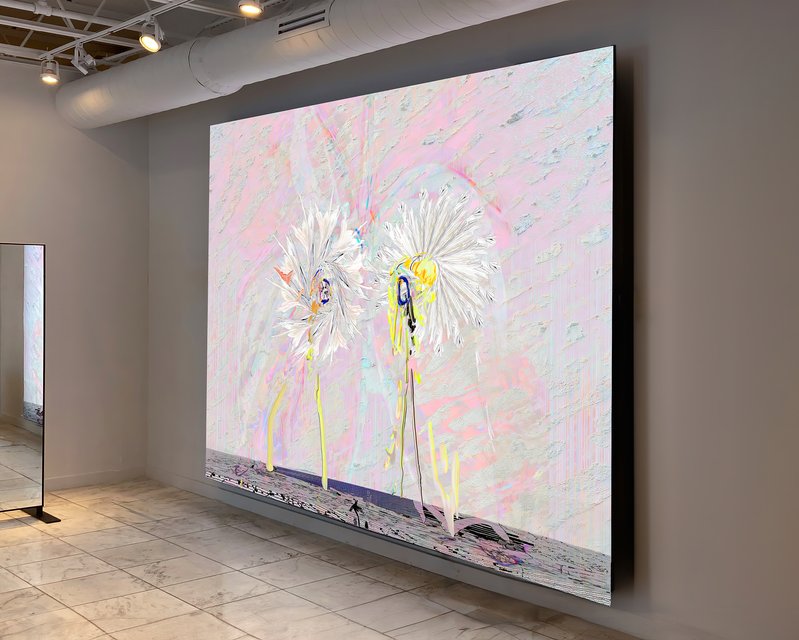 Alex Fischer, Untitled Pairs, 2023, 97½ × 132 in digital lightbox