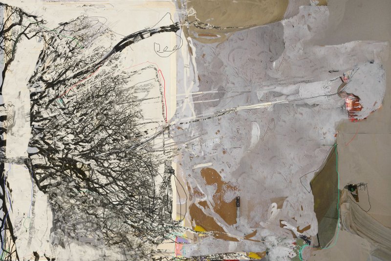 Almond Fountain Tree, 2007, 5.38 × 2.75 × 0.01 in, matte giclée print