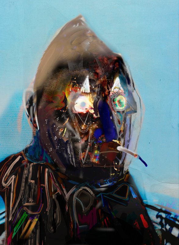 Bluenose, 2011, 15 × 11 × 0.01 in, fujiflex lightjet print