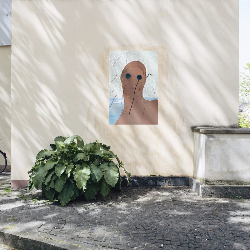Jame (alternate), 2011, 23 × 15 in, photo mockup