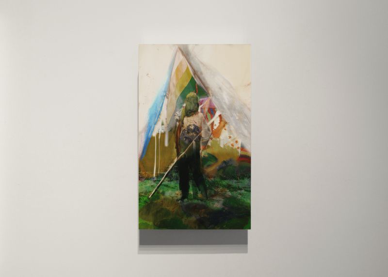 Installation view, Beyond The Fall, Galerie Bigué Art Contemporain, 20120509