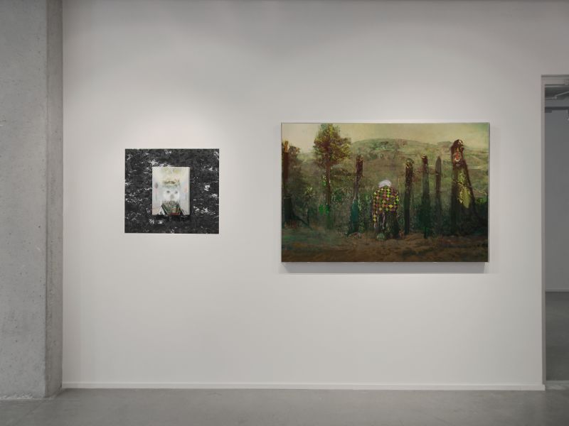 Installation view, Beyond The Fall, Galerie Bigué Art Contemporain, 20120509