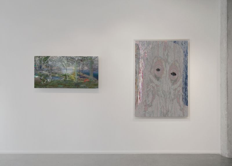 Installation view, Beyond The Fall, Galerie Bigué Art Contemporain, 20120509