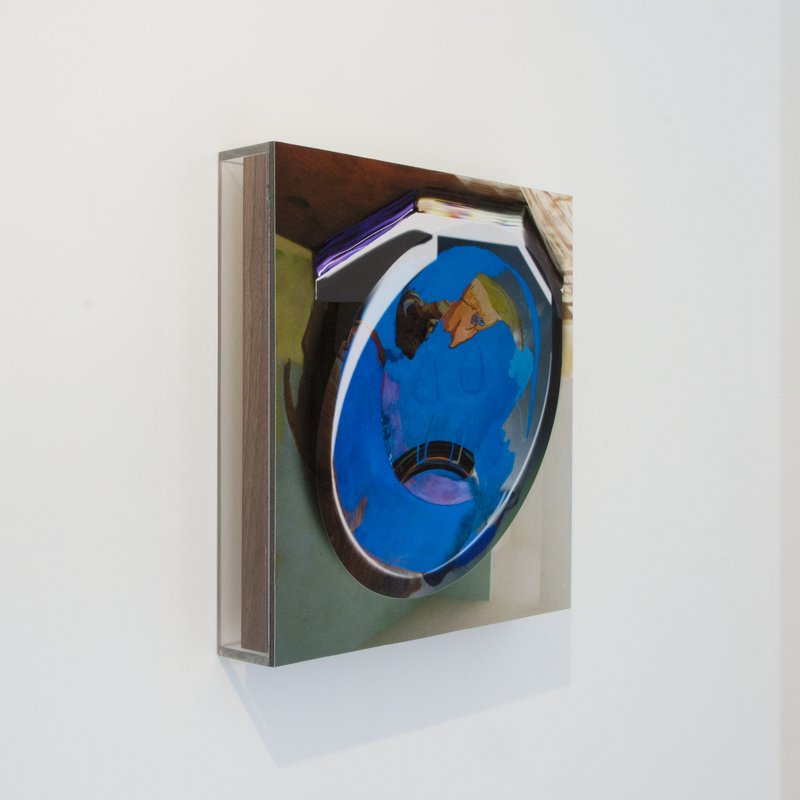 Purple Jesus (alternate), 2011, 13.12 × 12.75 × 0.01 in, matte giclée print