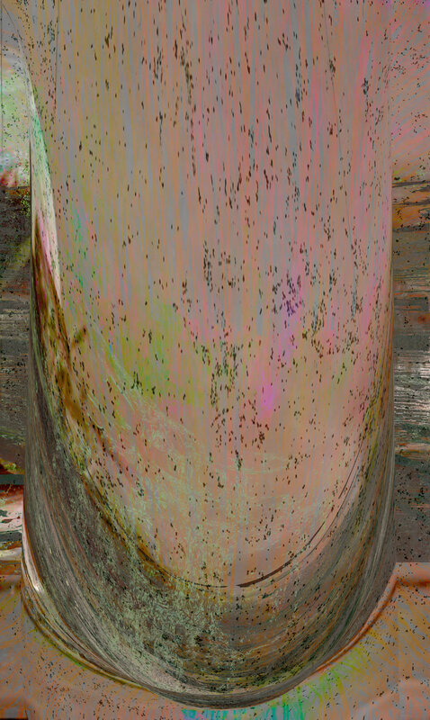 Ready to Ooze, 2012, 62.12 × 36.62 × 0.12 in, screenprint
