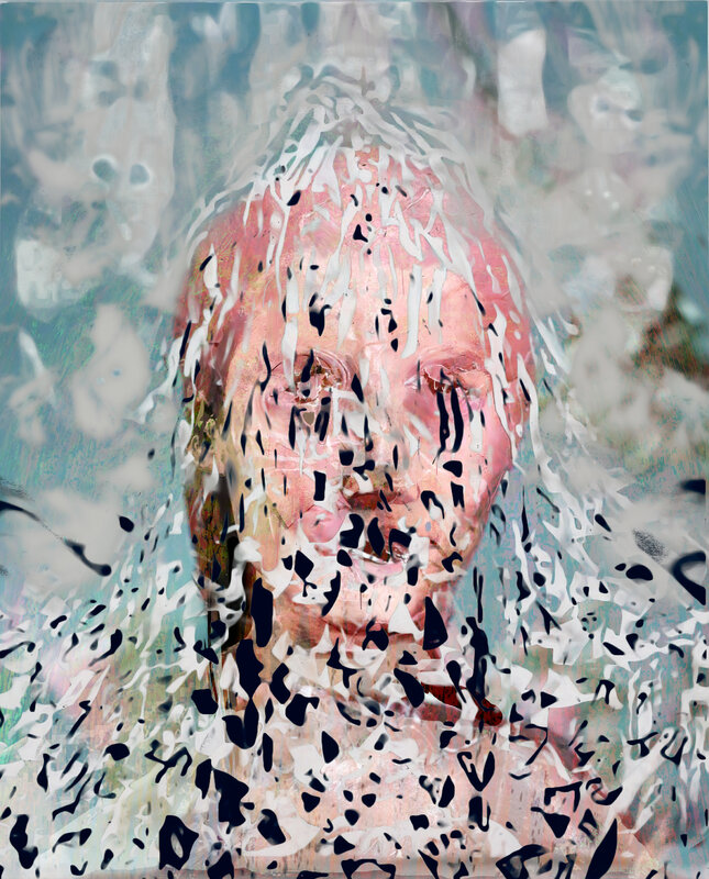 Adobe Mask, 2012, 22.5 × 27.88 × 0.01 in, fujiflex lightjet print