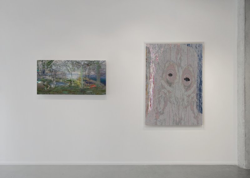 Island (alternate), 2011, 48 × 24 × 0.5 in, matte giclée print
