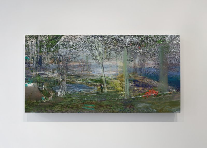 Island (alternate), 2011, 48 × 24 × 0.5 in, matte giclée print