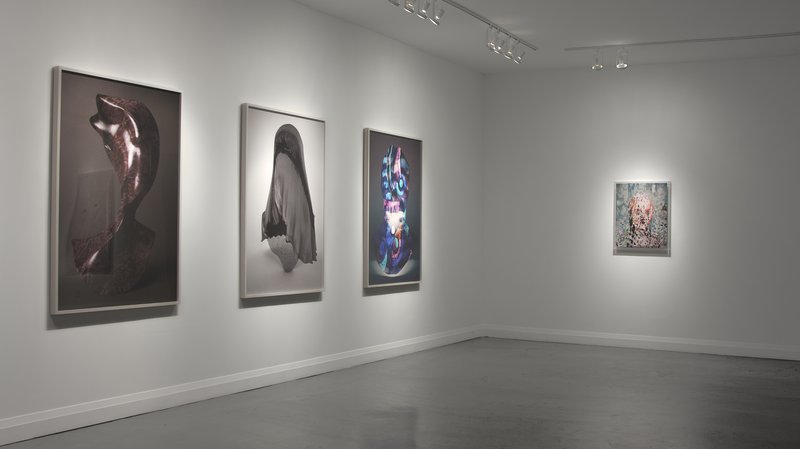 Adobe Mask (alternate), 2012, 22.5 × 27.88 × 0.01 in, fujiflex lightjet print