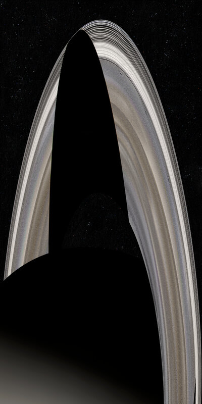 Disc, 2013, 96 × 48 × 0.24 in, lightjet print