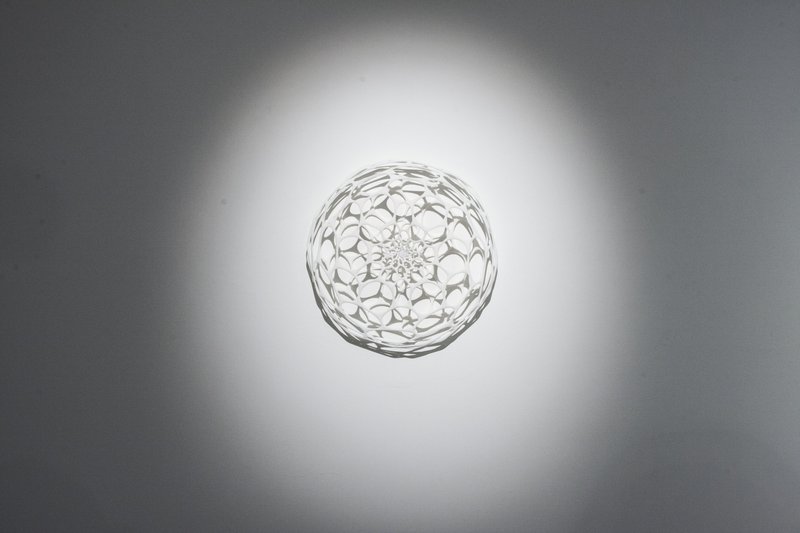 Nervous System Preserver (alternate), 2013, 14.02 × 14.02 × 2.01 in, nylon sculpture