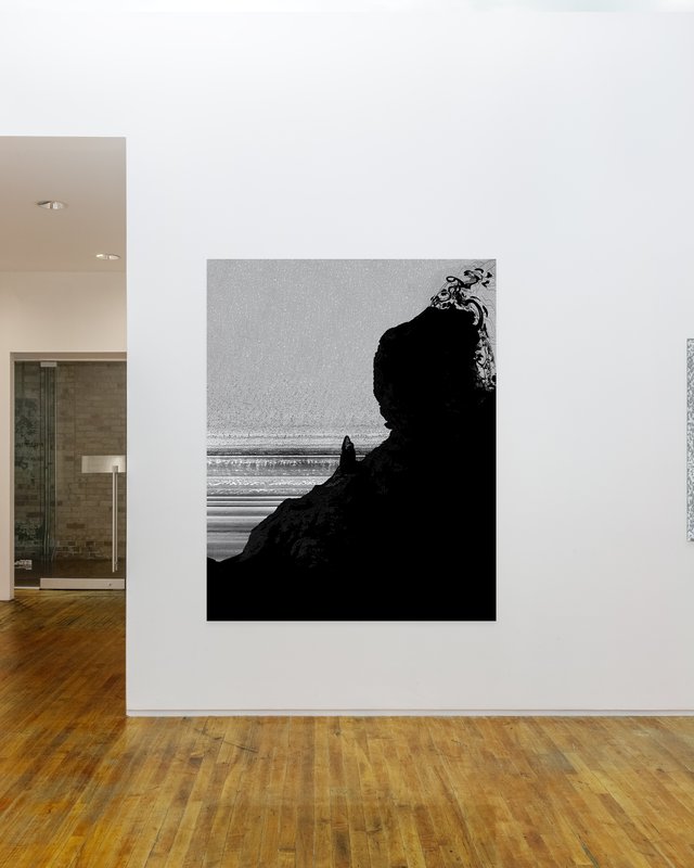 Saturnine Clock, 2016, 75 × 60 in, matte giclée print