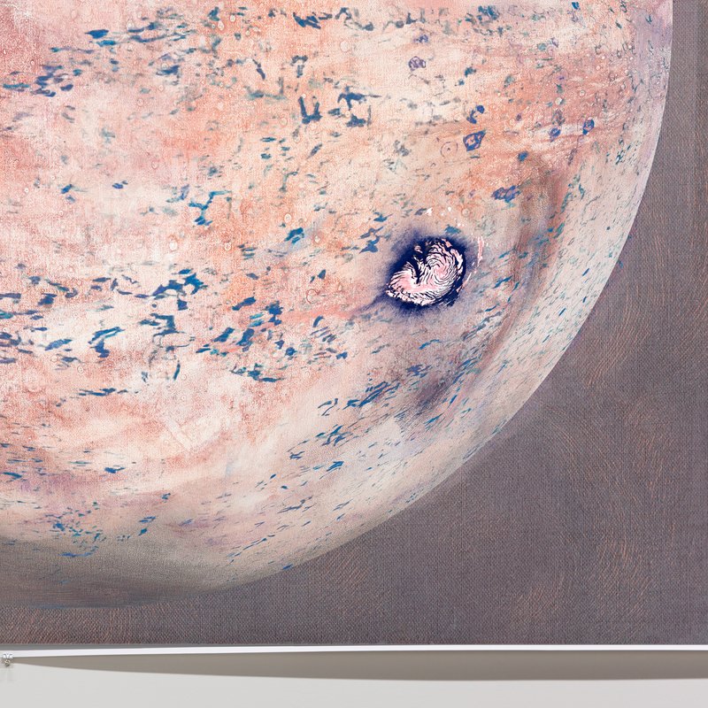 Planet Print, 2014, 17 × 17 in, matte giclée print