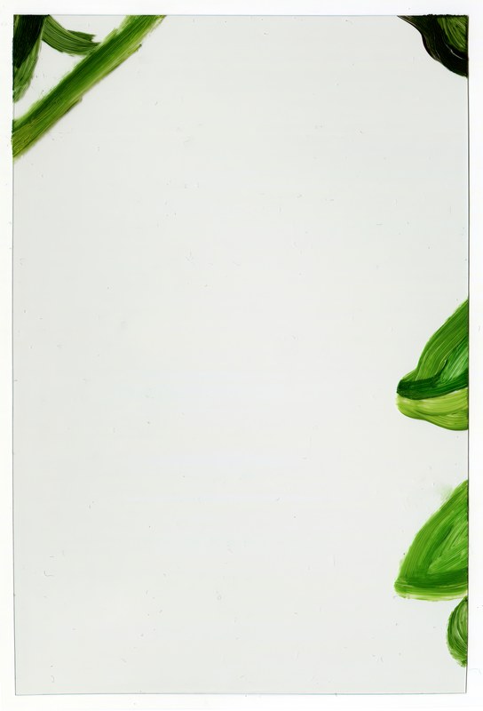 VII 6000 C6, 2015, 6 × 4 in, acrylic on transparent acrylic