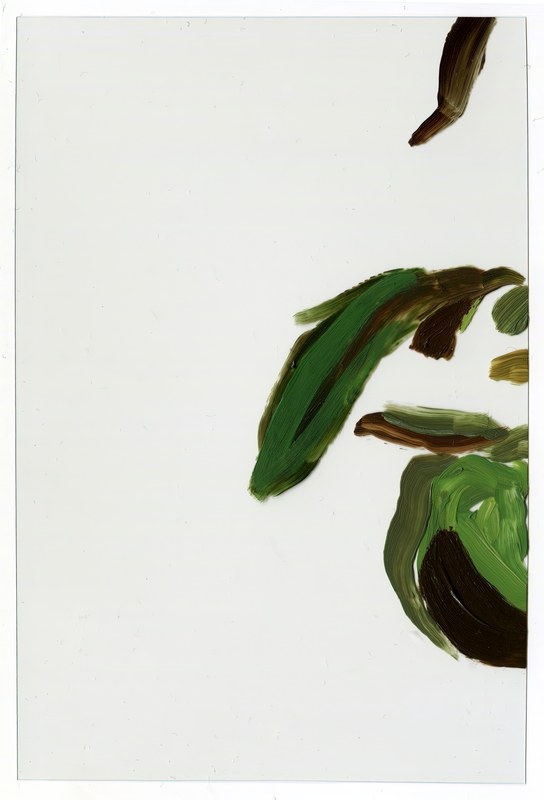 VII 6000 G7, 2015, 6 × 4 in, acrylic on transparent acrylic
