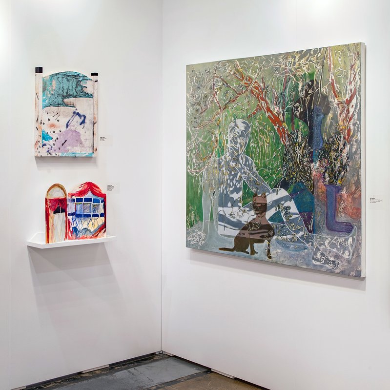 Alex Fischer, RBC Painting Competition The Power Plant 02 Pet Casper and Hesperie documentation, 2016