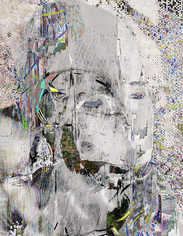 Frankenstein (original), 2017, 9 × 7 × 0.2 in, matte giclée print