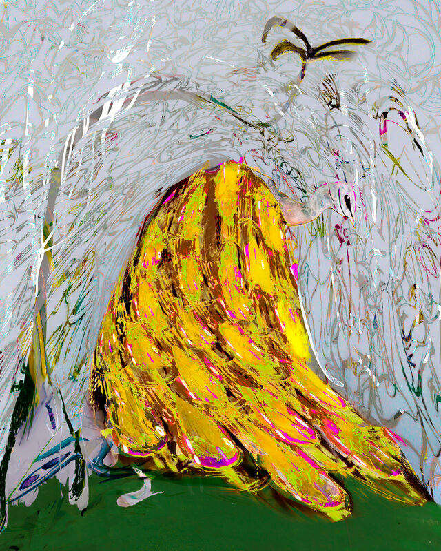 Banana Plumage, 2017, 30 × 24 in, matte giclée print