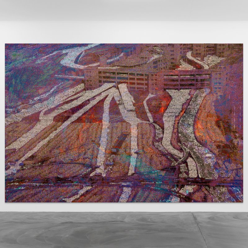 Jamaraat Bridge (alternate), 2017, 60 × 90 in, matte giclée print
