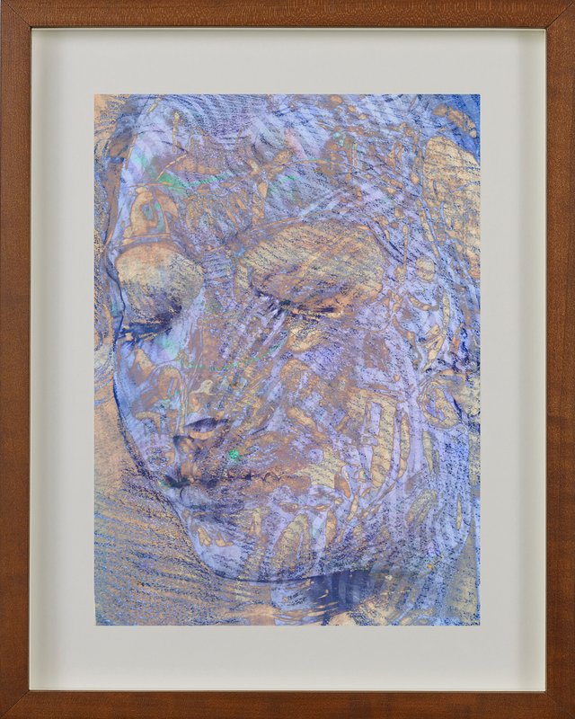 Mask, 2018, 34.06 × 44.02 in, digital image