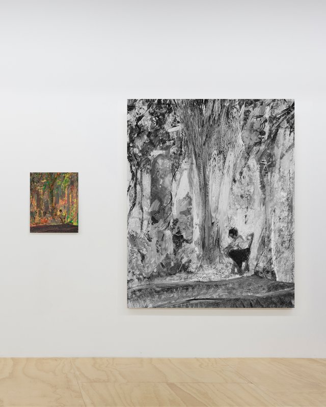 Weekend Painting (alternate), 2019, 40 × 32 in, metallic lightjet print