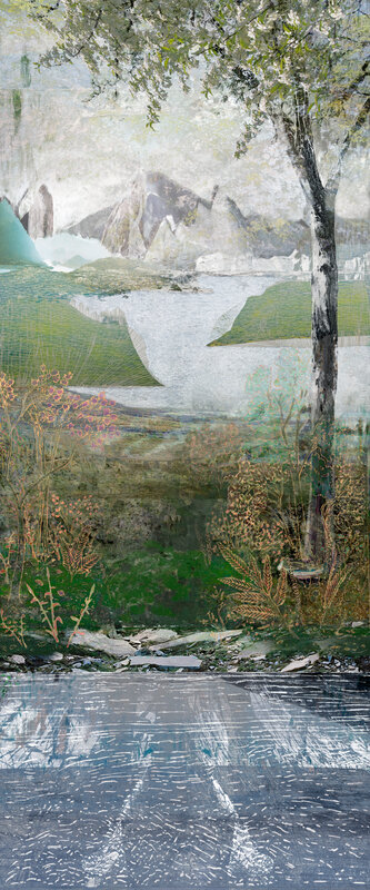 Proscenium (alternate), 2019, 60 × 144.02 in, matte giclée print
