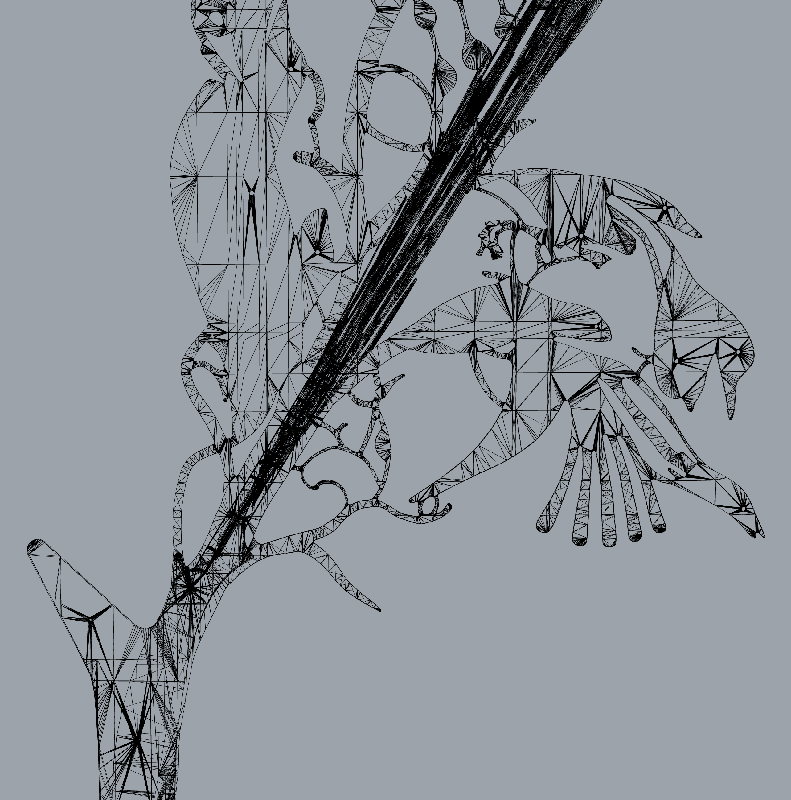 Alex Fischer, Story-Tree drawing 3d, 2020