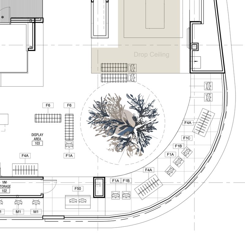 Alex Fischer, Story Tree location plan, 2020