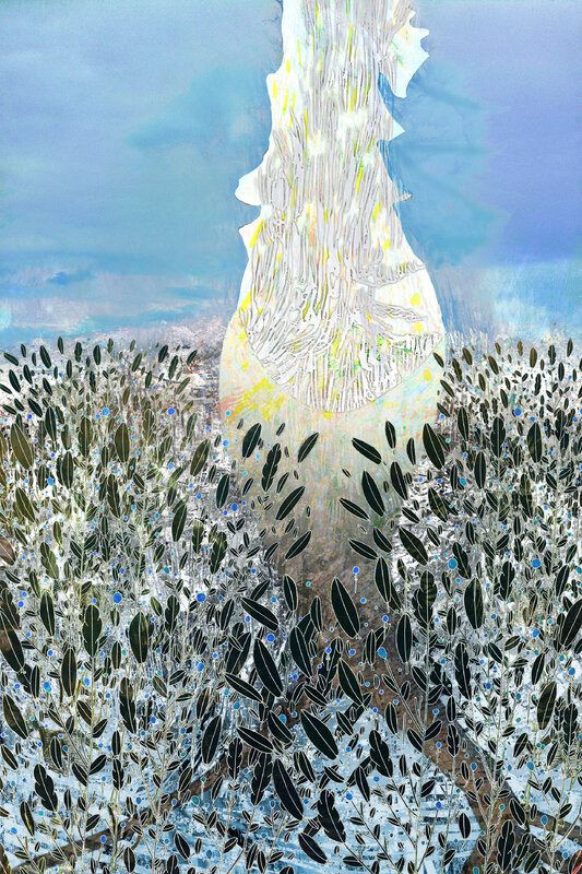 Alex Fischer, Sender (Grey Tail Print), 2020