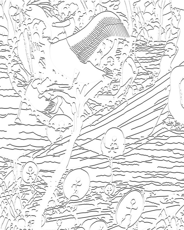 Upon The Sea 8, 2020, digital image