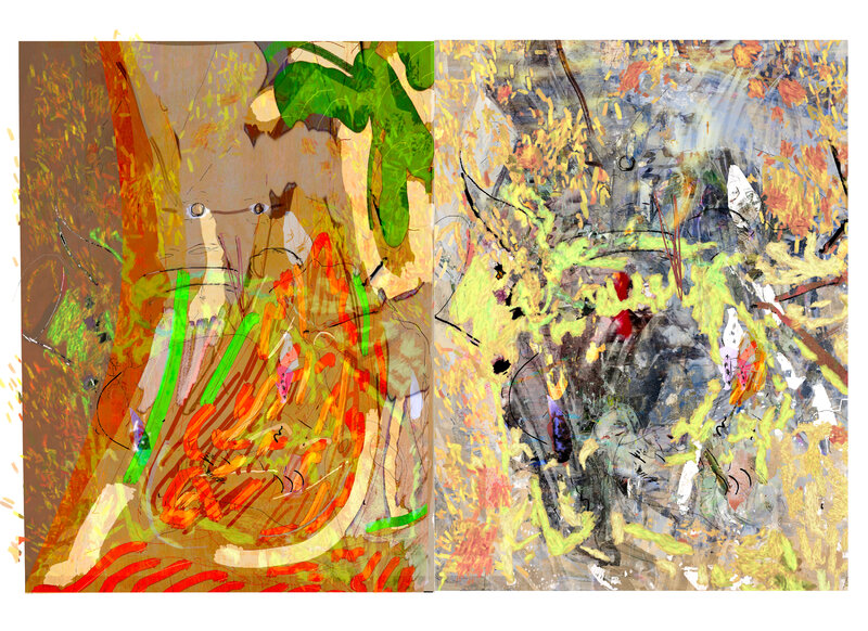 Alex Fischer, Untitled Diptych, 2022