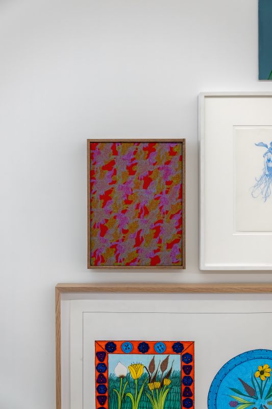 Emma Welch, Study for a flower fence (19) #2, 2022