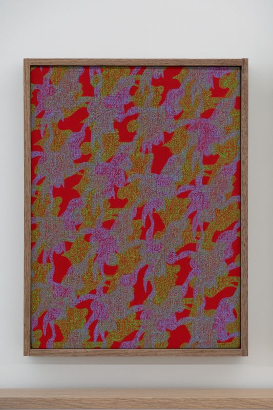 Emma Welch, Study for a flower fence (19) #2, 2022