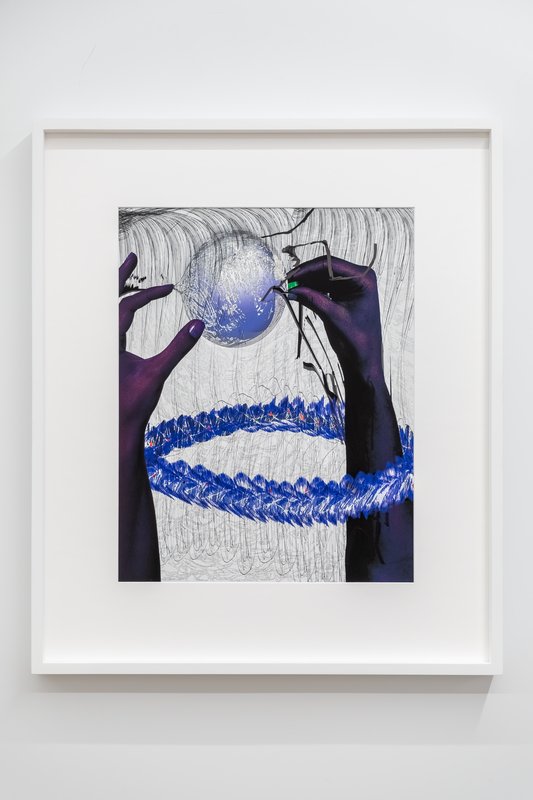 Blue Lei (alternate), 2015, 25.5 × 20 in, matte giclée print
