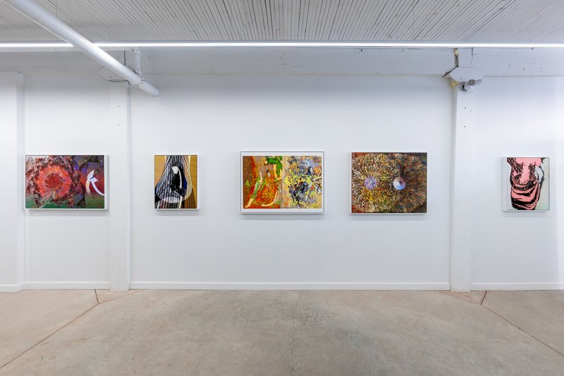 Alex Fischer, Art Show NAMARA projects 01 Daisy Chain +M +untitled 220201 180902 +Coronas +Summer Fleece documentation, 2022