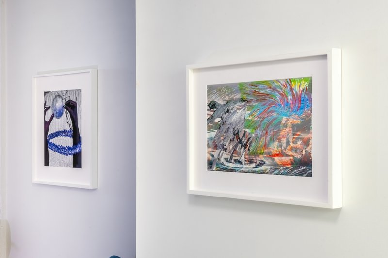 Blue Lei (alternate), 2015, 25.5 × 20 in, matte giclée print