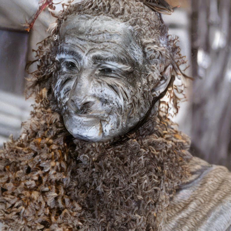 Alex Fischer, Gwynplaine has a permanent smile carved on his face by the King, 2023, Digital
