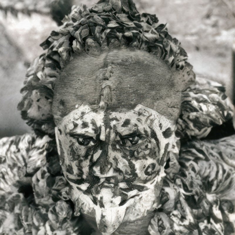 Gwynplaine has a permanent smile carved on his face by the King 10 artwork, 2023, digital image