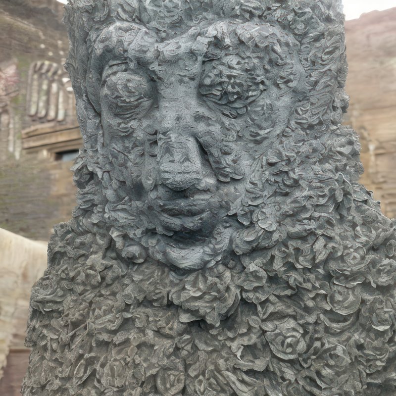 Alex Fischer, Gwynplaine has a permanent smile carved on his face by the King, 2023, Digital