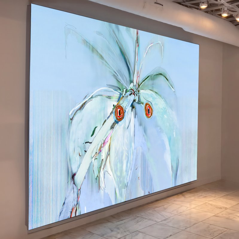 Alex Fischer, Blue Parrots, 2023