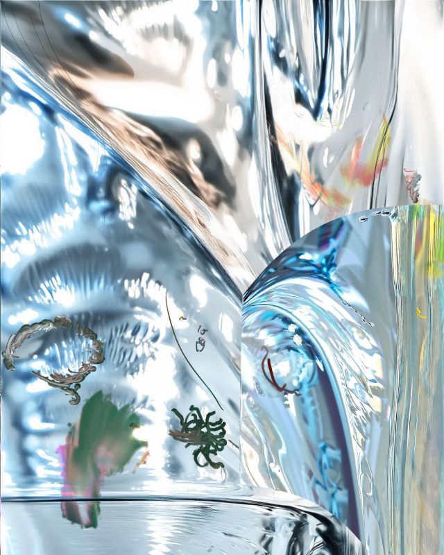 Chrome Butter Medusa, 20240424, digital image