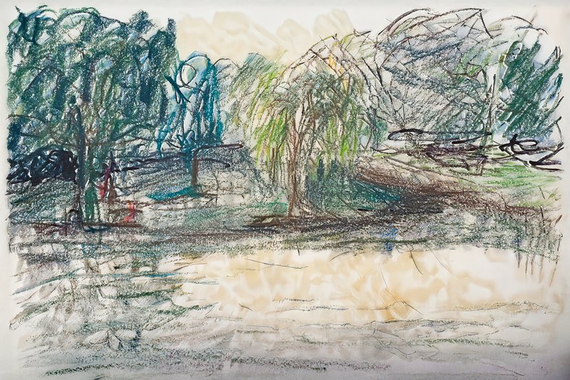 Alex Fischer, Walks 01 artwork, 2024