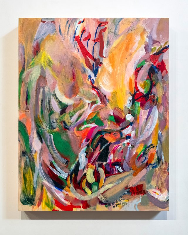 untitled (250518) (alternate), 2025, 32 × 44 in, mixed media