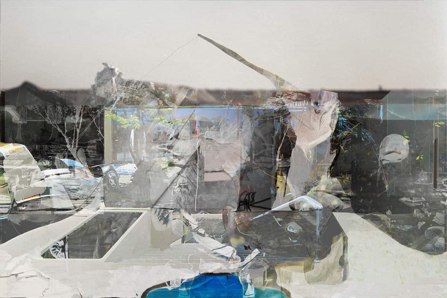 Alex Fischer, Hilde brand graffiti, 2009, 36&times;54 inch matte giclee