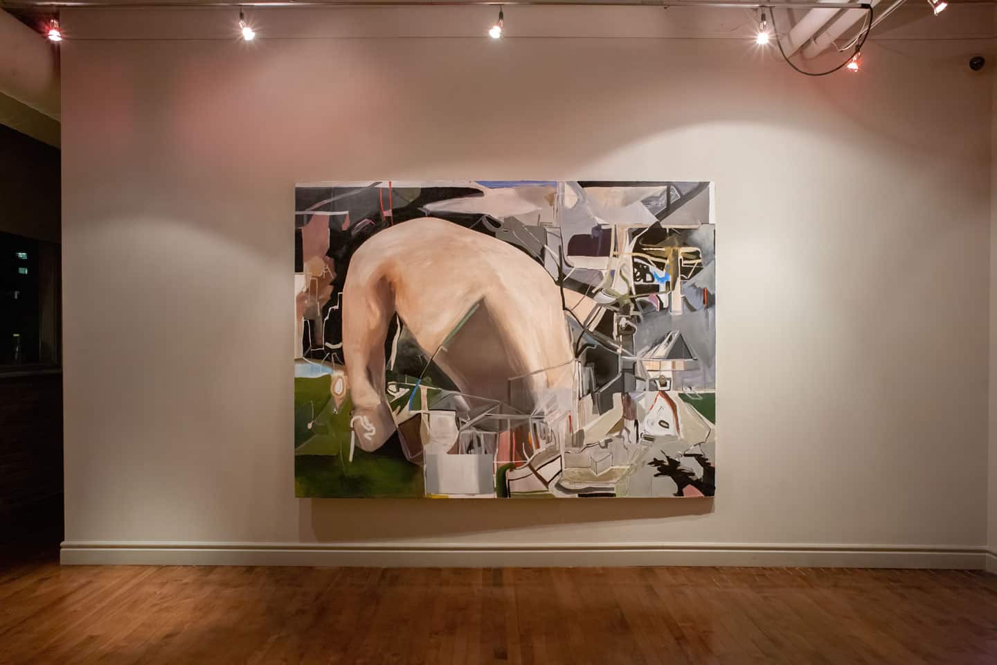 Alex Fischer, The Syncretist, 2009, 72×96 inch acrylic on canvas